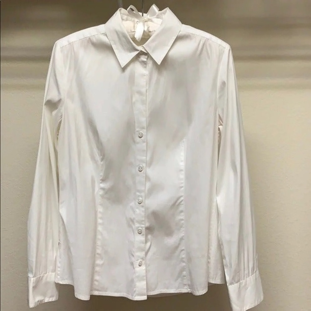 Ann Taylor Classic Button Down Womens 10
